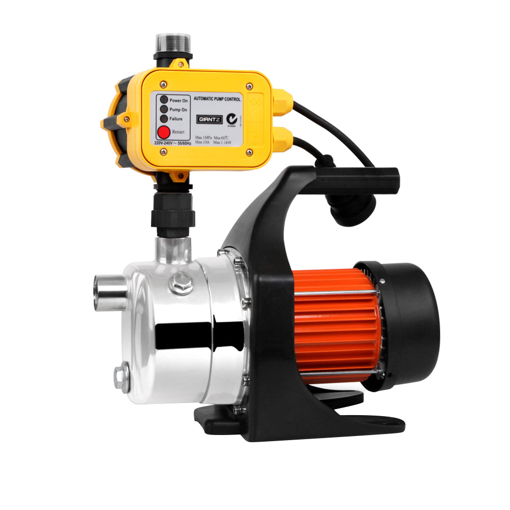 Giantz 800W High Pressure Garden Water Jet Pump Yellow