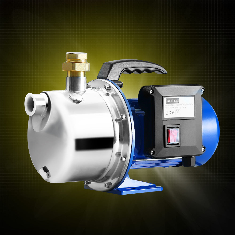 Giantz 1100W Garden Jet Pump High Pressure Stainless Steel