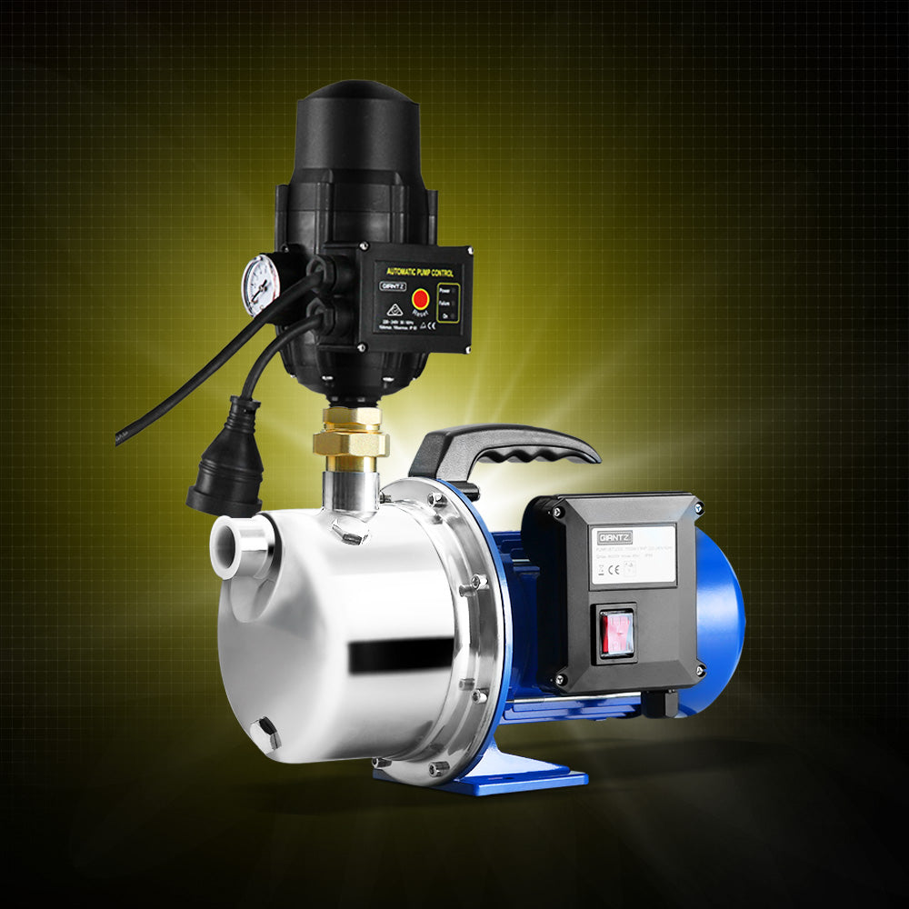 Giantz 1100W High Pressure Garden Jet Pump Black