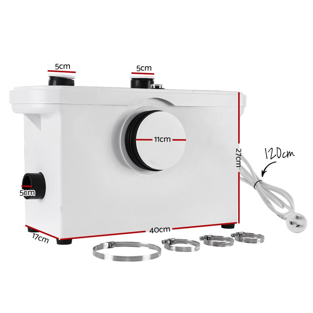 Giantz 600W Macerator Pump Sewerage Waste Water Marine Toilet Laundry