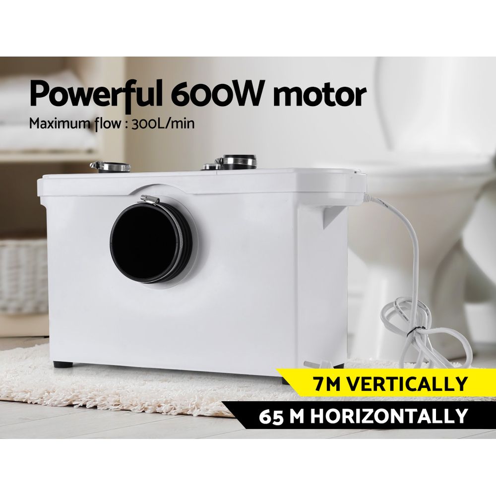 Giantz 600W Macerator Pump Sewerage Waste Water Marine Toilet Laundry