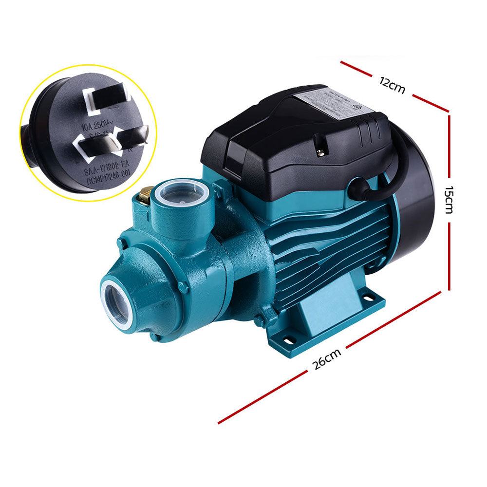 Giantz QB60 Peripheral Water Pump for Garden and Irrigation