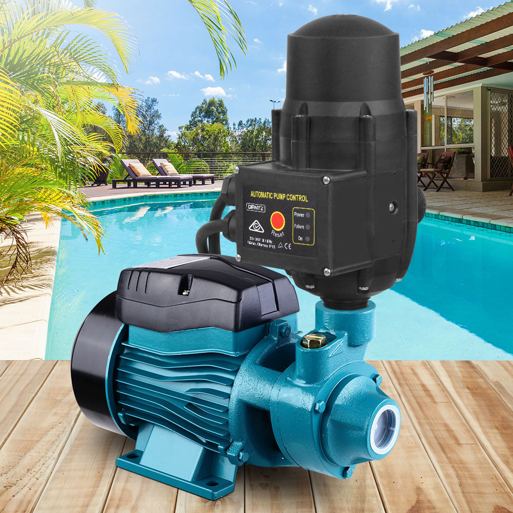 Giantz QB60 Peripheral Water Pump Auto Irrigation Black