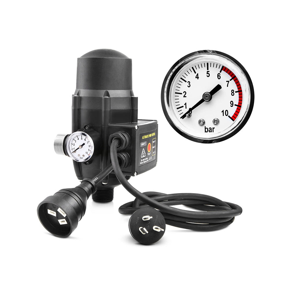 Giantz 4-Stage Garden Water Pump 2000W High Pressure Black