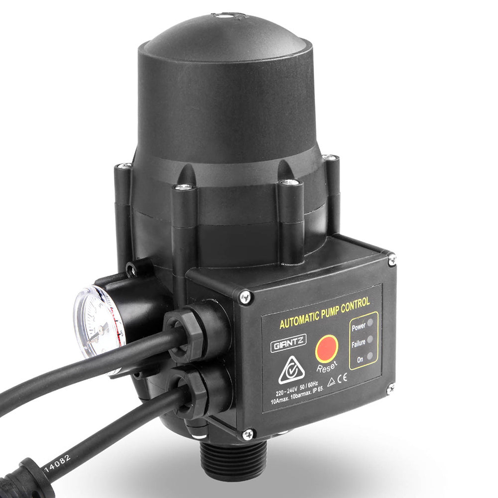 Giantz 4-Stage Garden Water Pump 2000W High Pressure Black