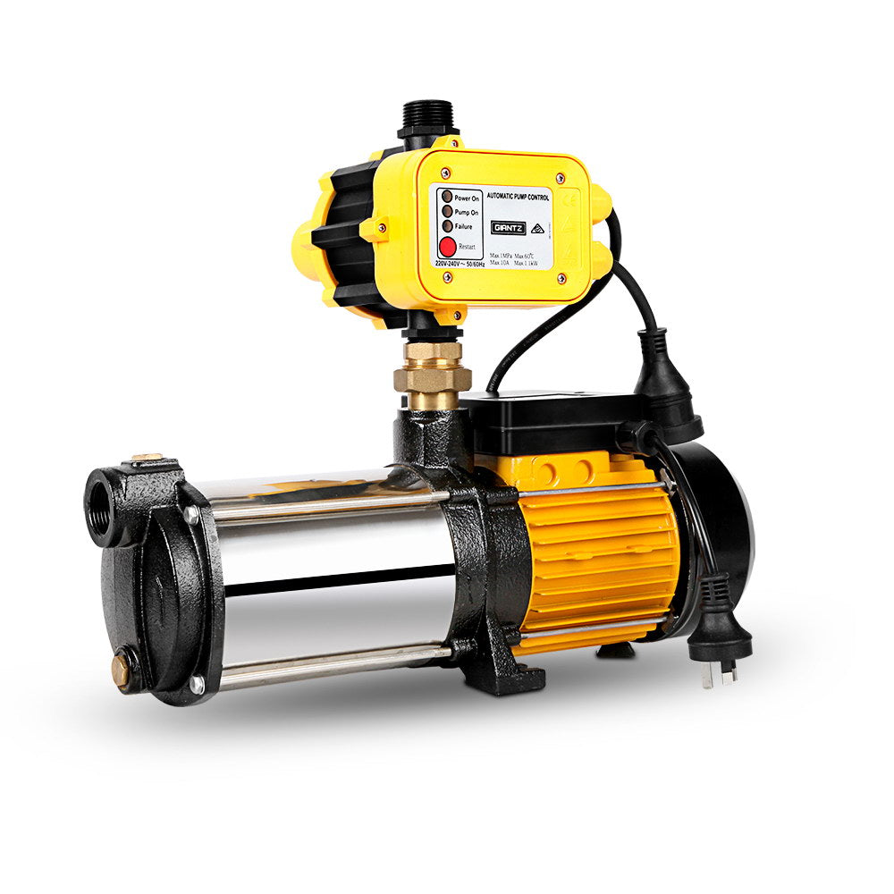 Giantz 2500W 5-Stage High Pressure Garden Water Pump Yellow