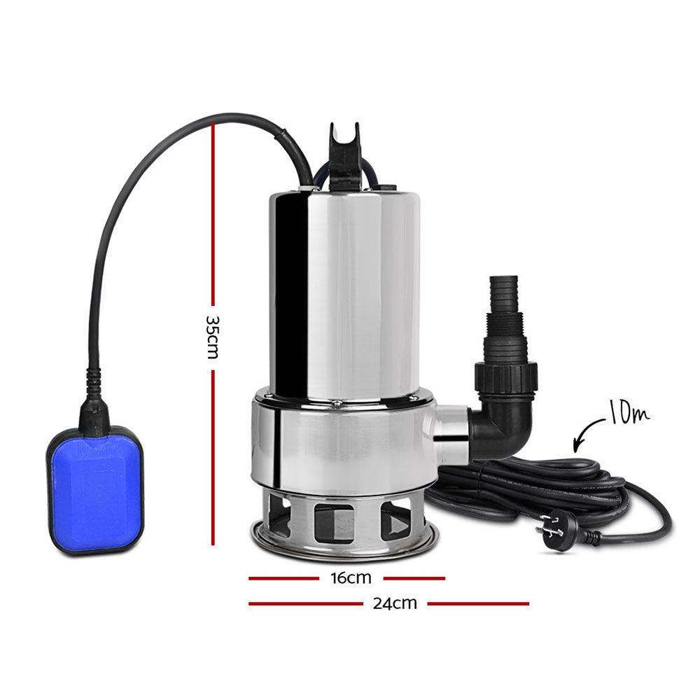 Giantz 1800W Submersible Water Pump Stainless Steel Automatic