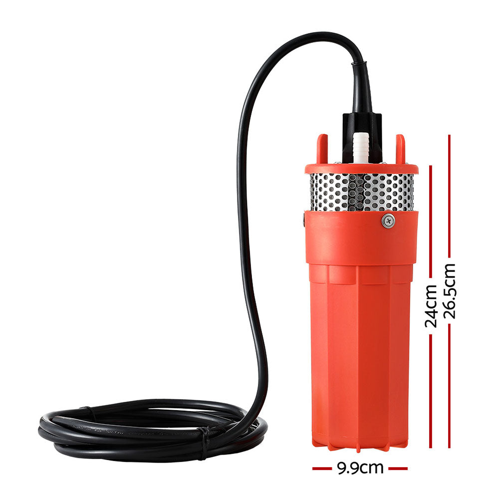 Durable Submersible 24V Solar Water Pump, 70M Head - Giantz