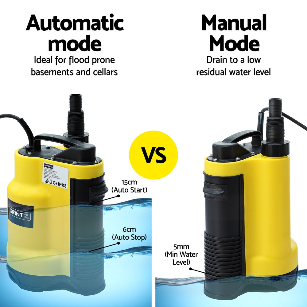 Giantz 400W Submersible Pump Dirty Water Steel