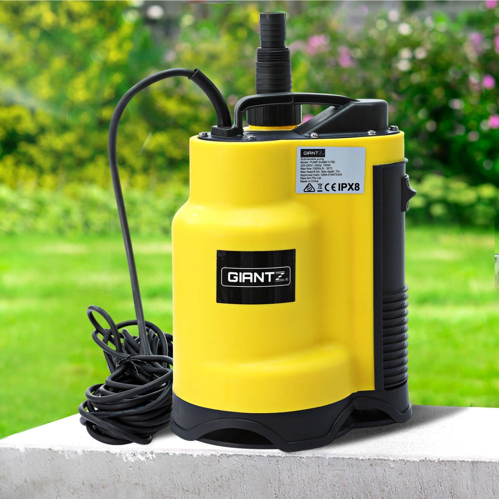 Giantz 750W Submersible Pump Dirty Water Steel