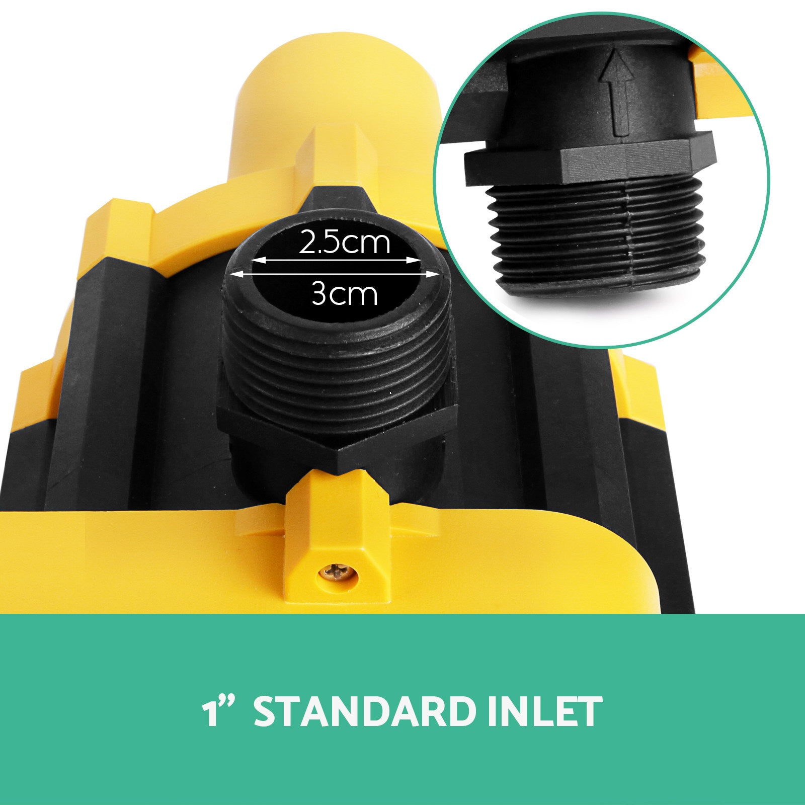 Giantz Automatic Water Pressure Pump Controller Yellow