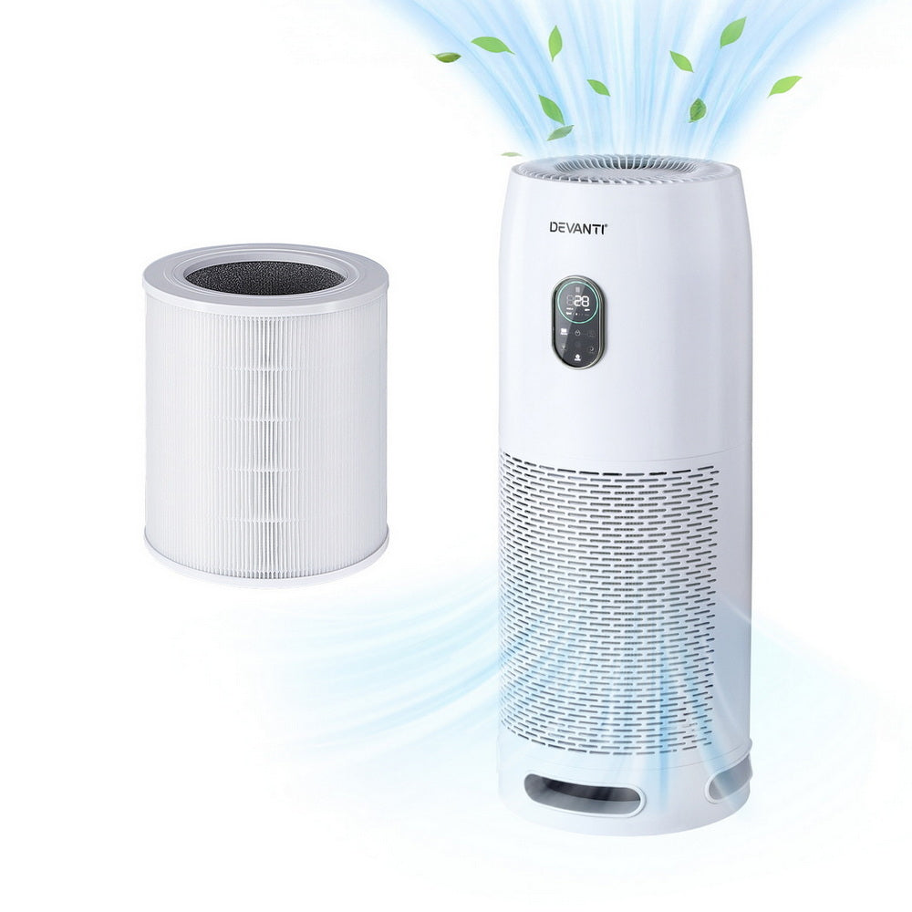 Devanti Air Purifier 4 Stage HEPA with Replacement Filter