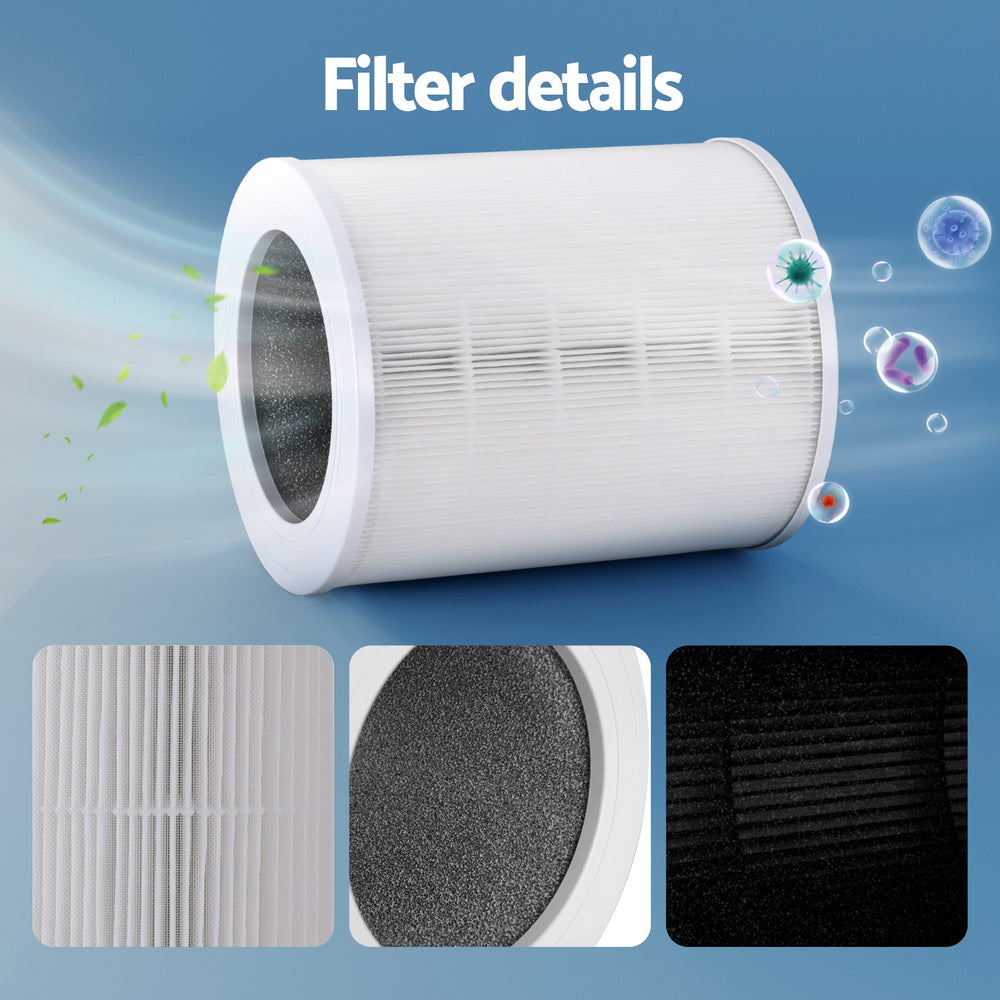 Devanti Air Purifier 4 Stage HEPA with Replacement Filter