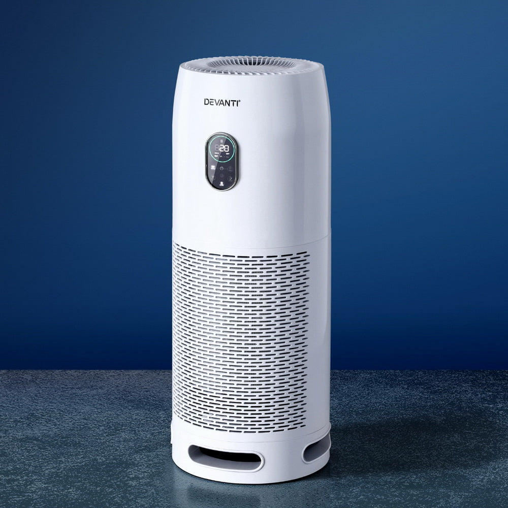 Devanti Air Purifier 500m³/h HEPA Filter White