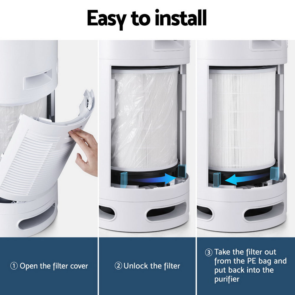Devanti 4-Layer HEPA Air Purifier Replacement Filter