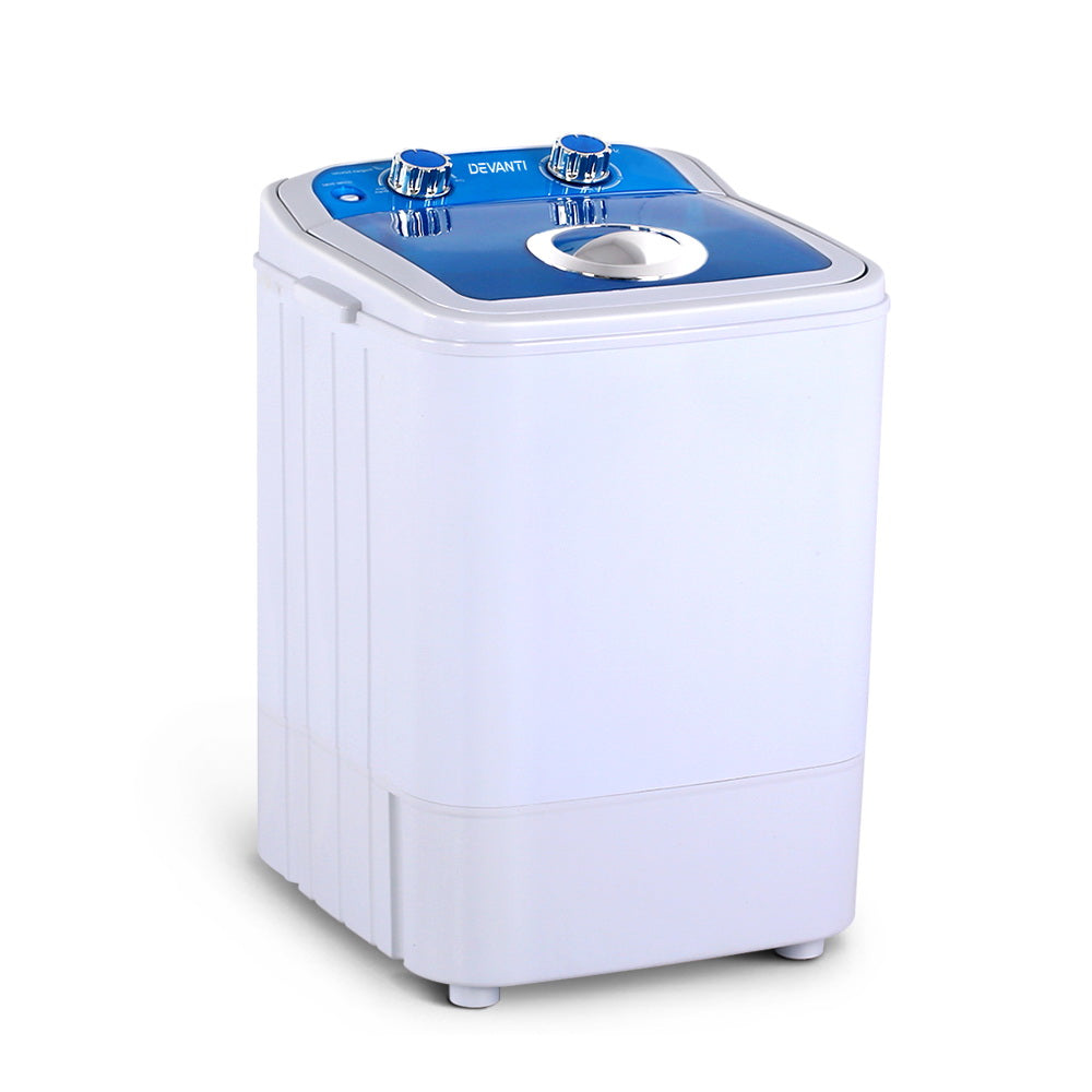 Devanti 4.6KG Portable Washing Machine Blue