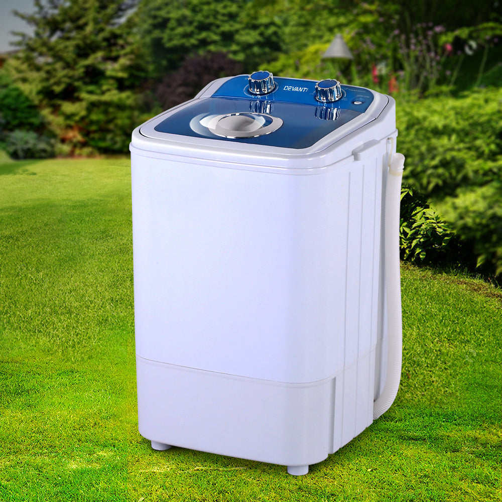 Devanti 4.6KG Portable Washing Machine Blue