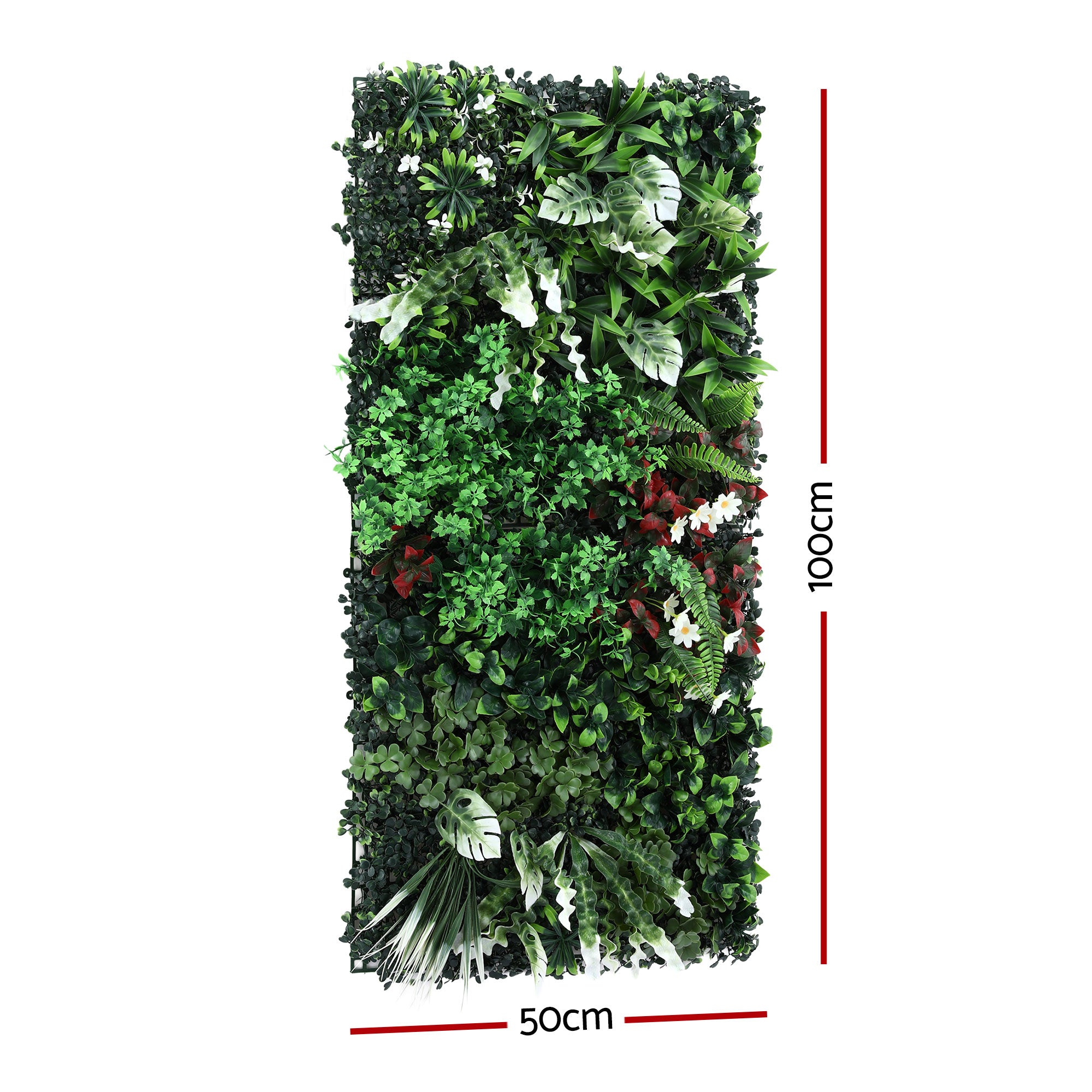 Gardeon Artificial Plant Wall Panels 50X100CM Boxwood Panel Hedge Grass Backdrop Green Decor Backyard