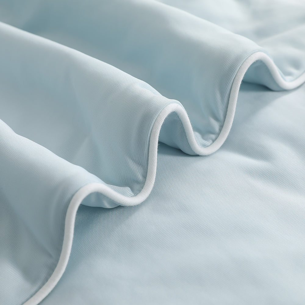 Giselle Queen Cooling Quilt Summer Blanket Blue