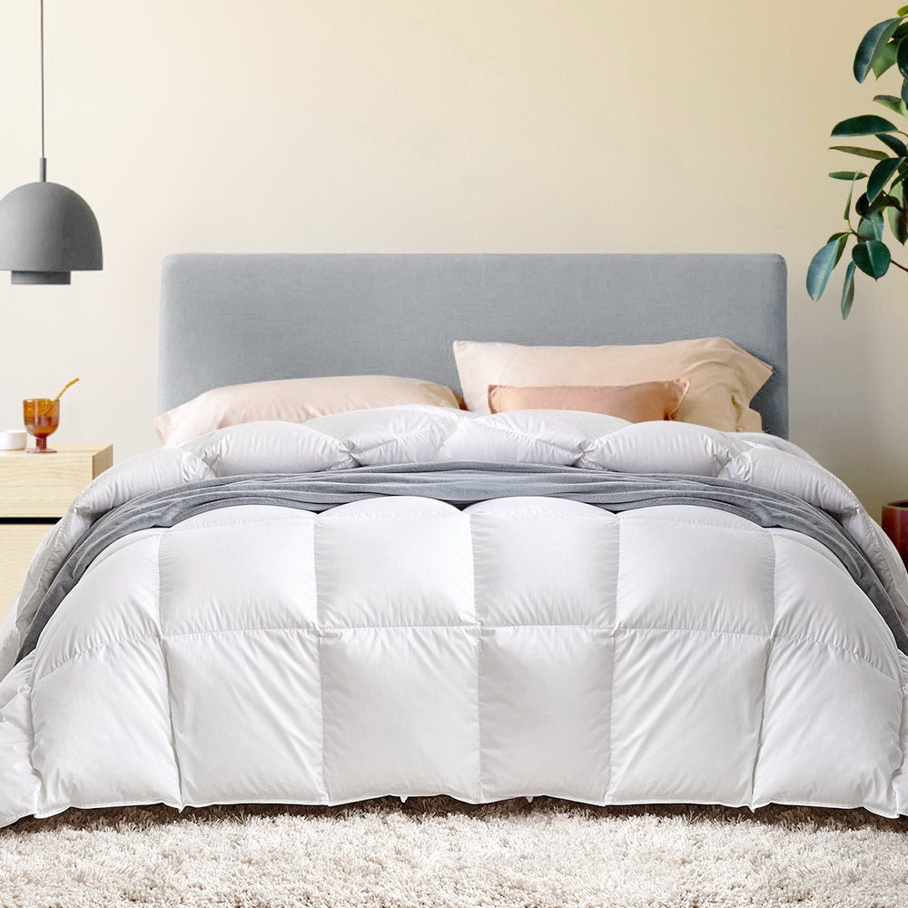 Giselle Bedding 500GSM Goose Down Feather Quilt Super King