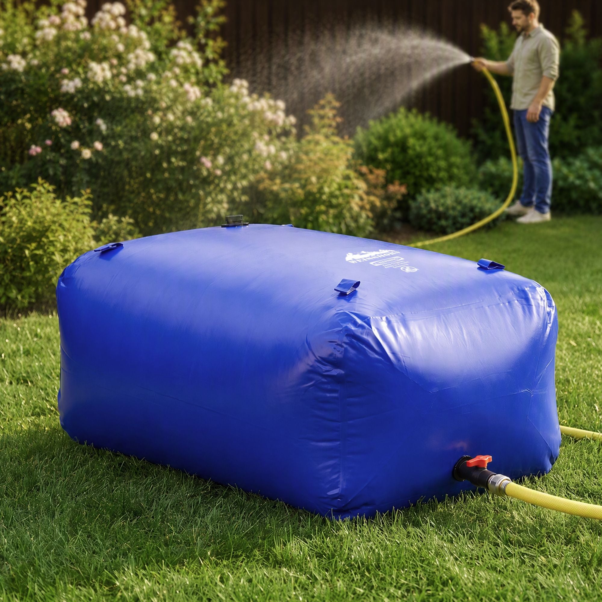 Weisshorn 1000L Water Bladder Bag Portable Large Storage Tank Container Camping Outdoor