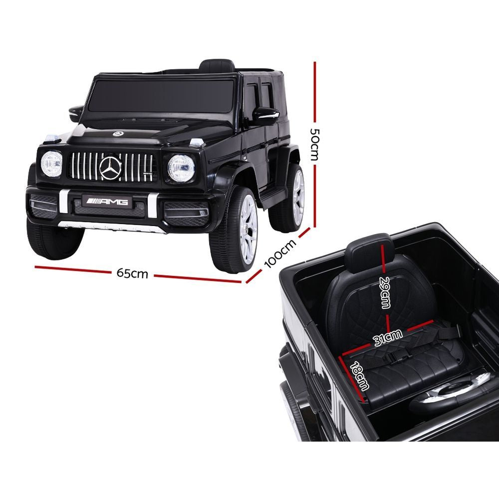 Mercedes-Benz AMG G63 Kids Electric Ride On Car 12V Black
