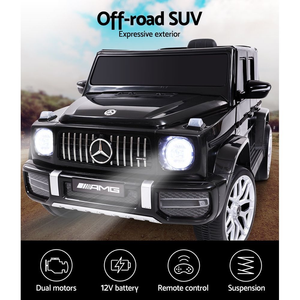 Mercedes-Benz AMG G63 Kids Electric Ride On Car 12V Black