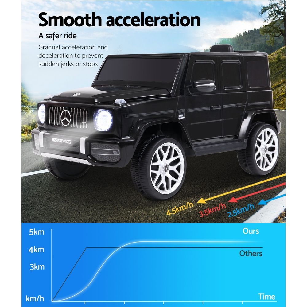 Mercedes-Benz AMG G63 Kids Electric Ride On Car 12V Black