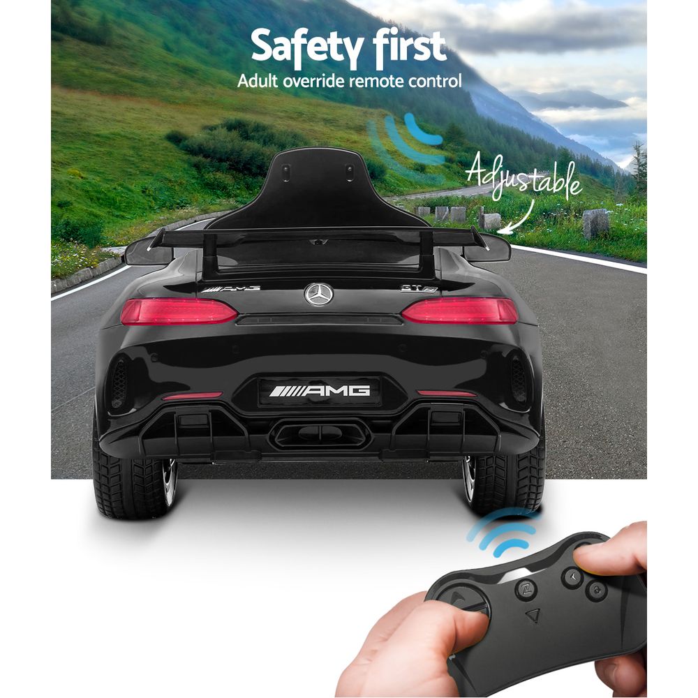 Mercedes-Benz AMG GTR Kids Electric Ride-On Car 12V Black