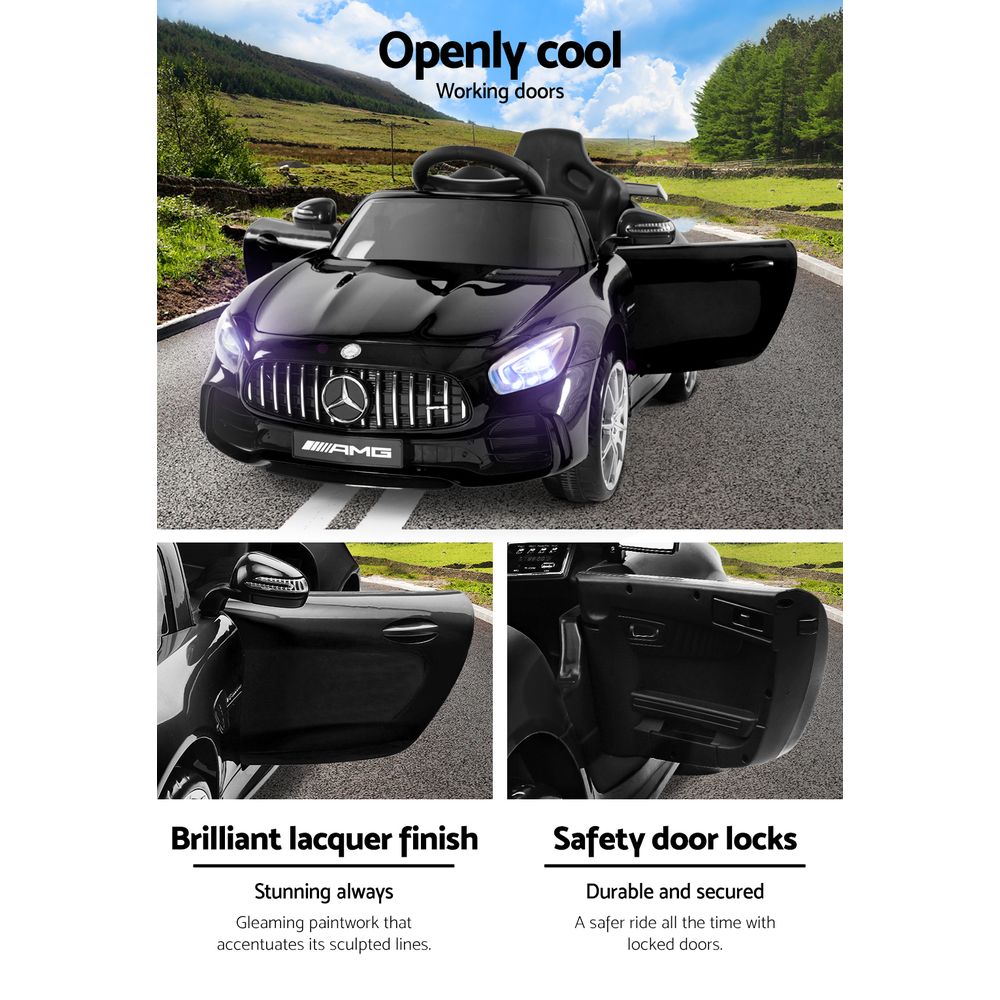 Mercedes-Benz AMG GTR Kids Electric Ride-On Car 12V Black