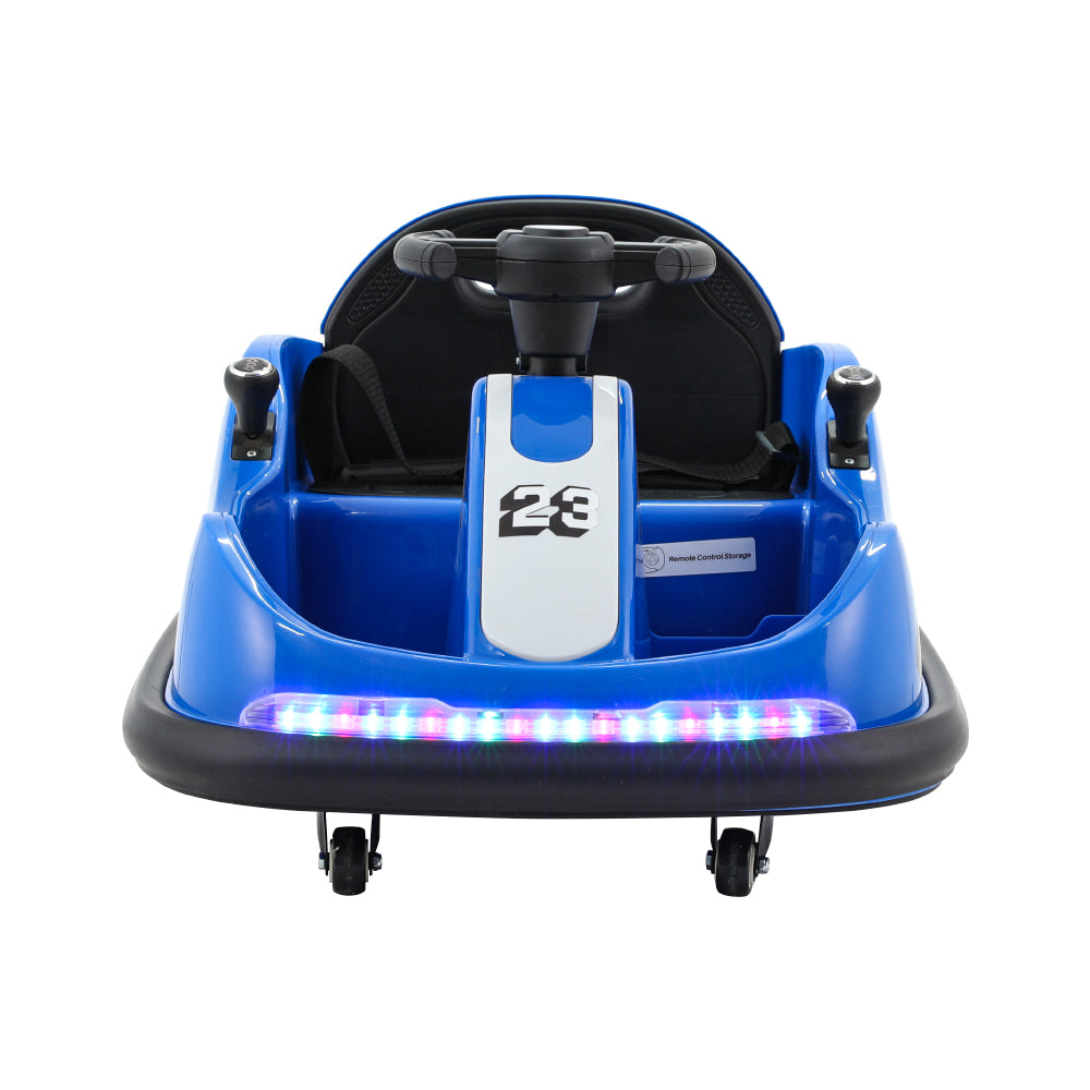 Rigo 6V Kids Electric Bumper Kart Remote Control Blue