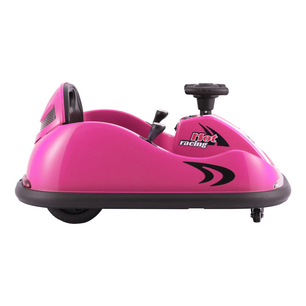 Rigo 6V Kids Electric Bumper Kart Remote Control Pink