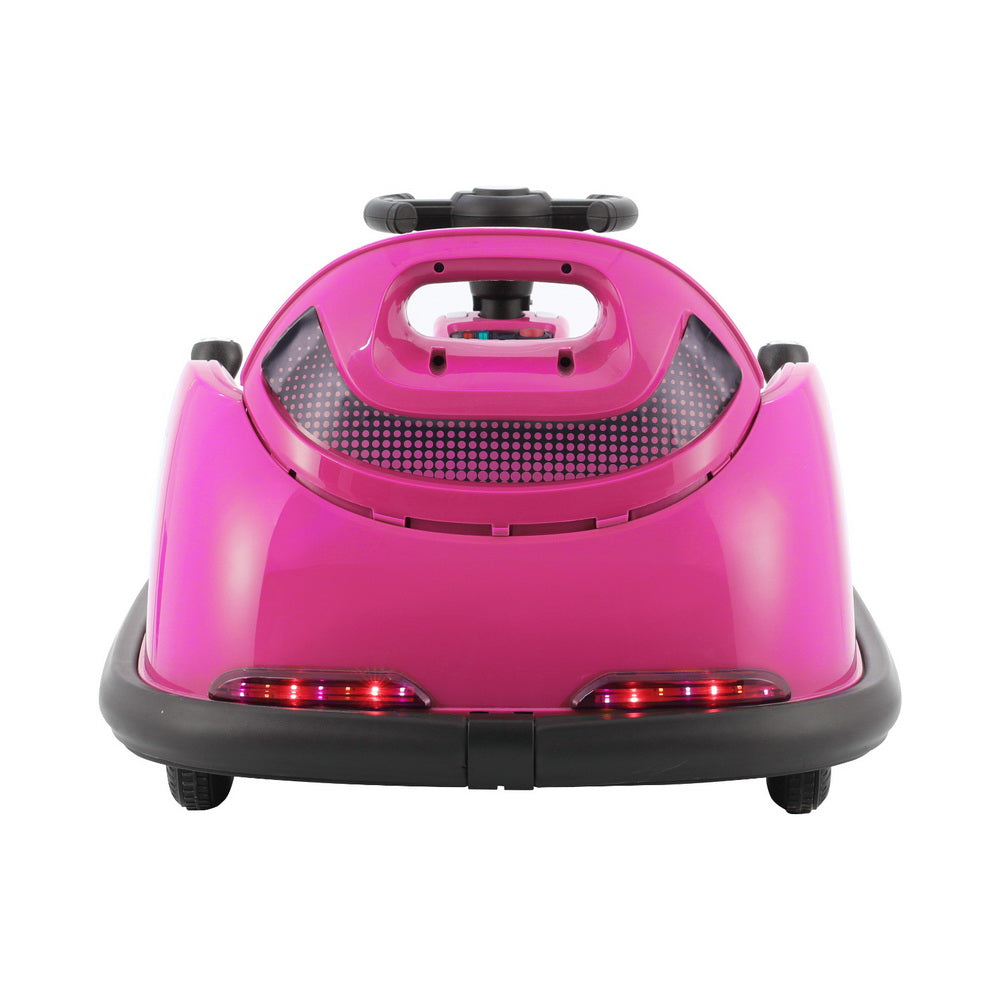 Rigo 6V Kids Electric Bumper Kart Remote Control Pink