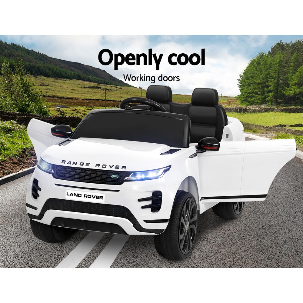 Land Rover Evoque Kids Electric Ride-On Car 12V Remote White