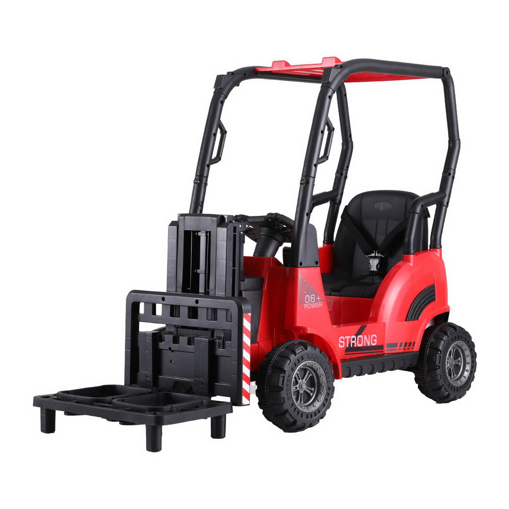 Rigo Kids 12V Electric Ride On Forklift Loader Red