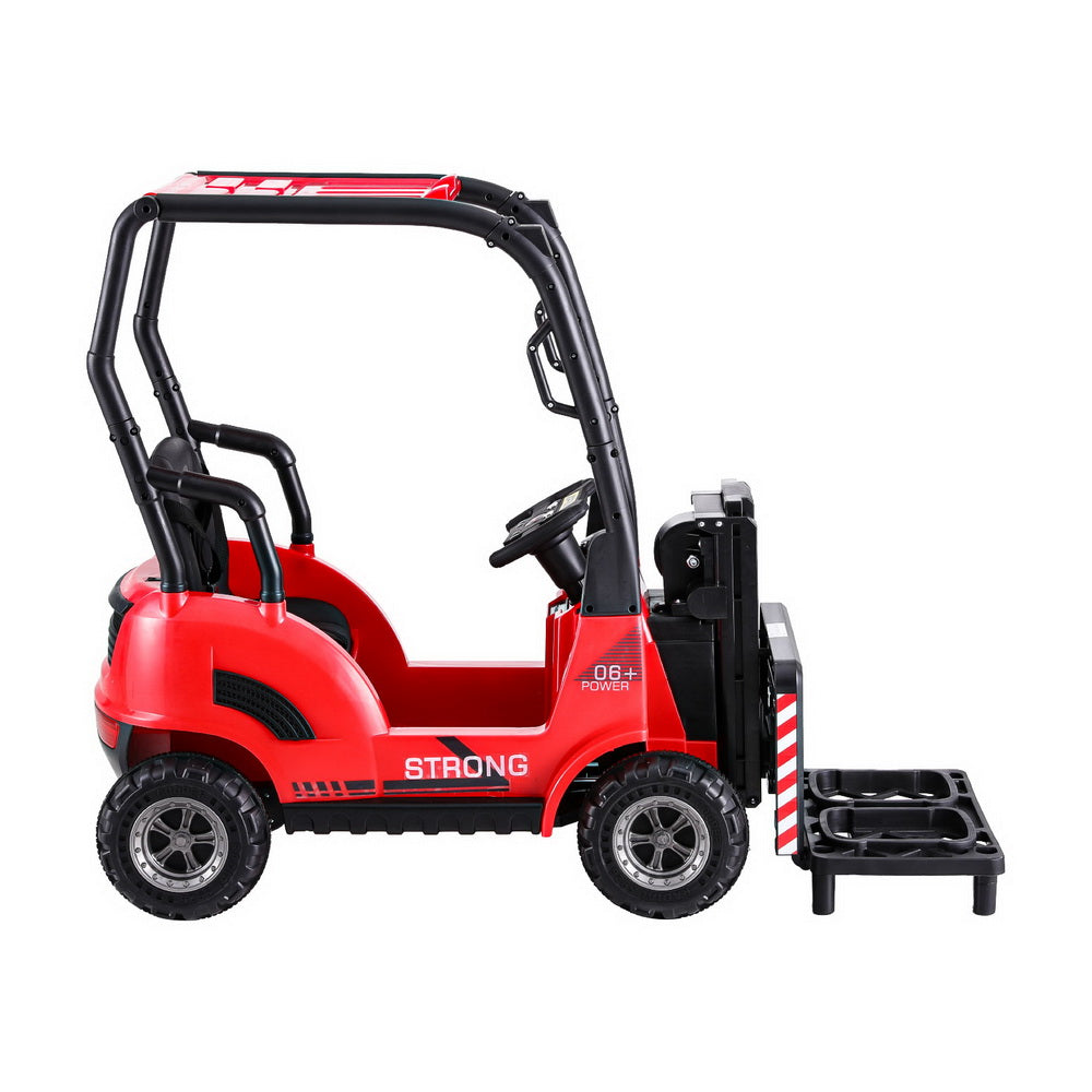 Rigo Kids 12V Electric Ride On Forklift Loader Red