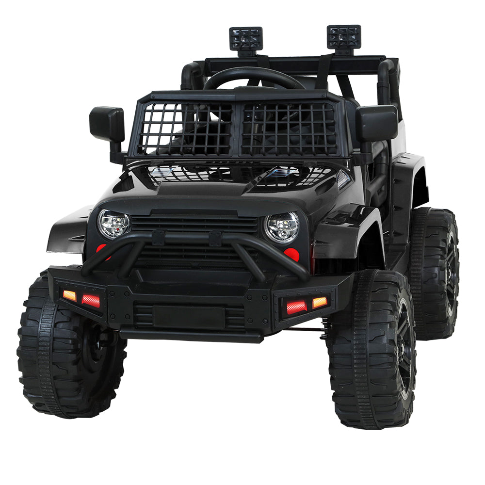 Rigo 12V Kids Electric Ride-On Jeep Black