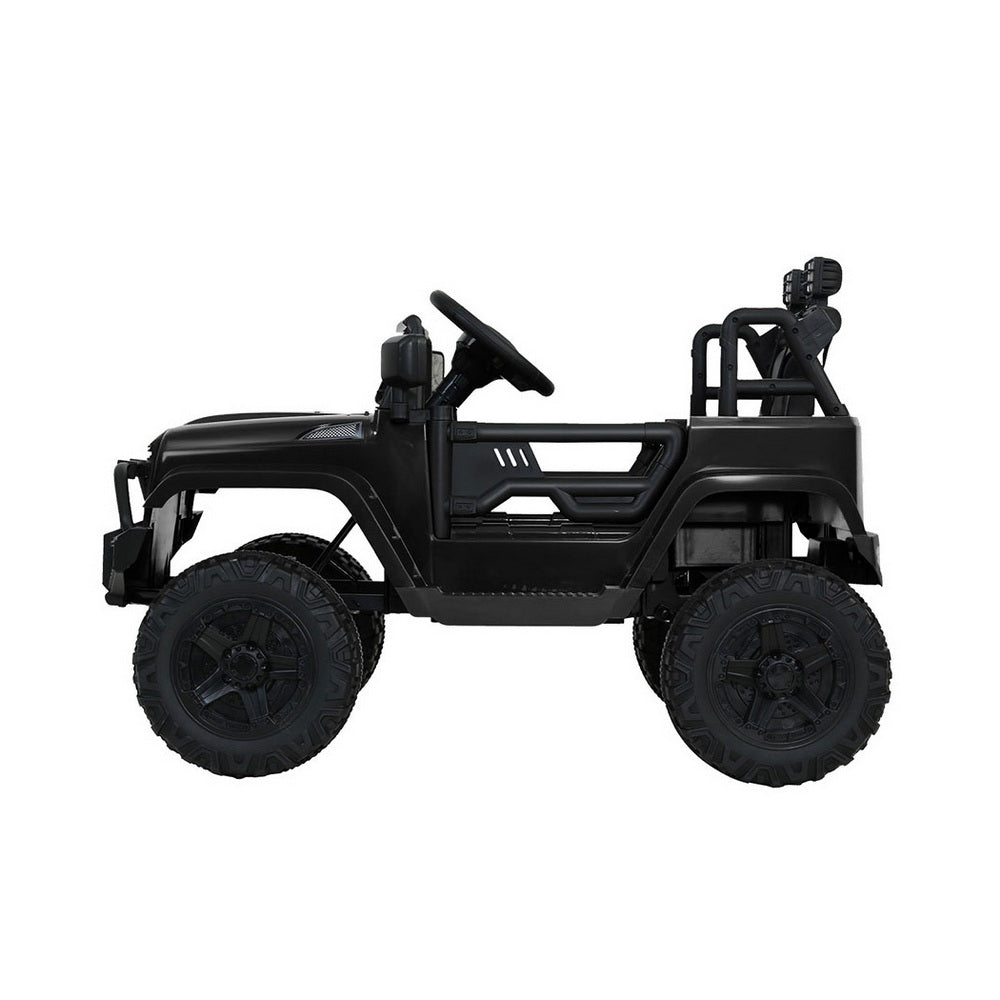 Rigo Kids Electric Ride On Car Jeep 12V Black