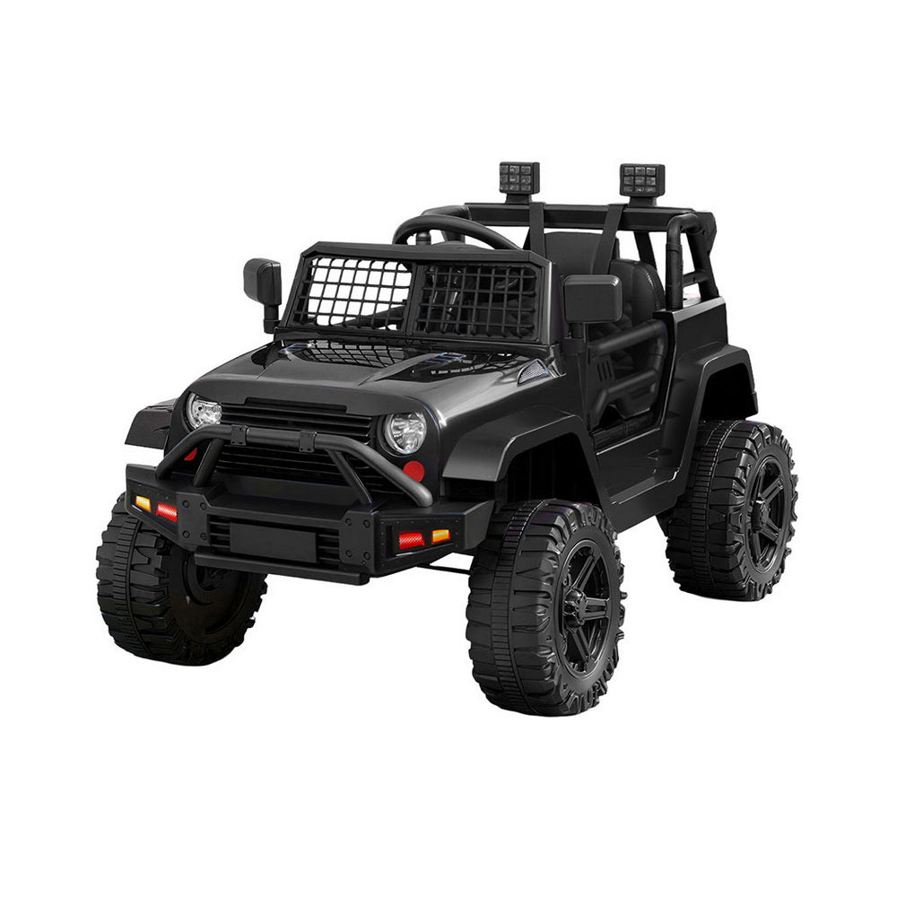 Rigo Kids Electric Ride On Car Jeep 12V Black
