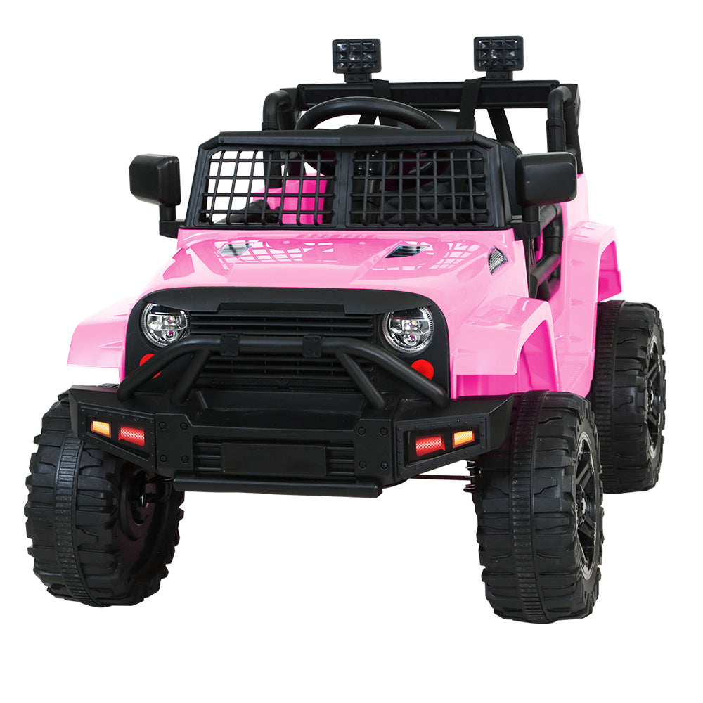 Rigo 12V Kids Electric Ride-On Jeep Pink