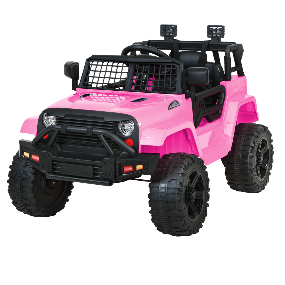Rigo 12V Kids Electric Ride-On Jeep Pink