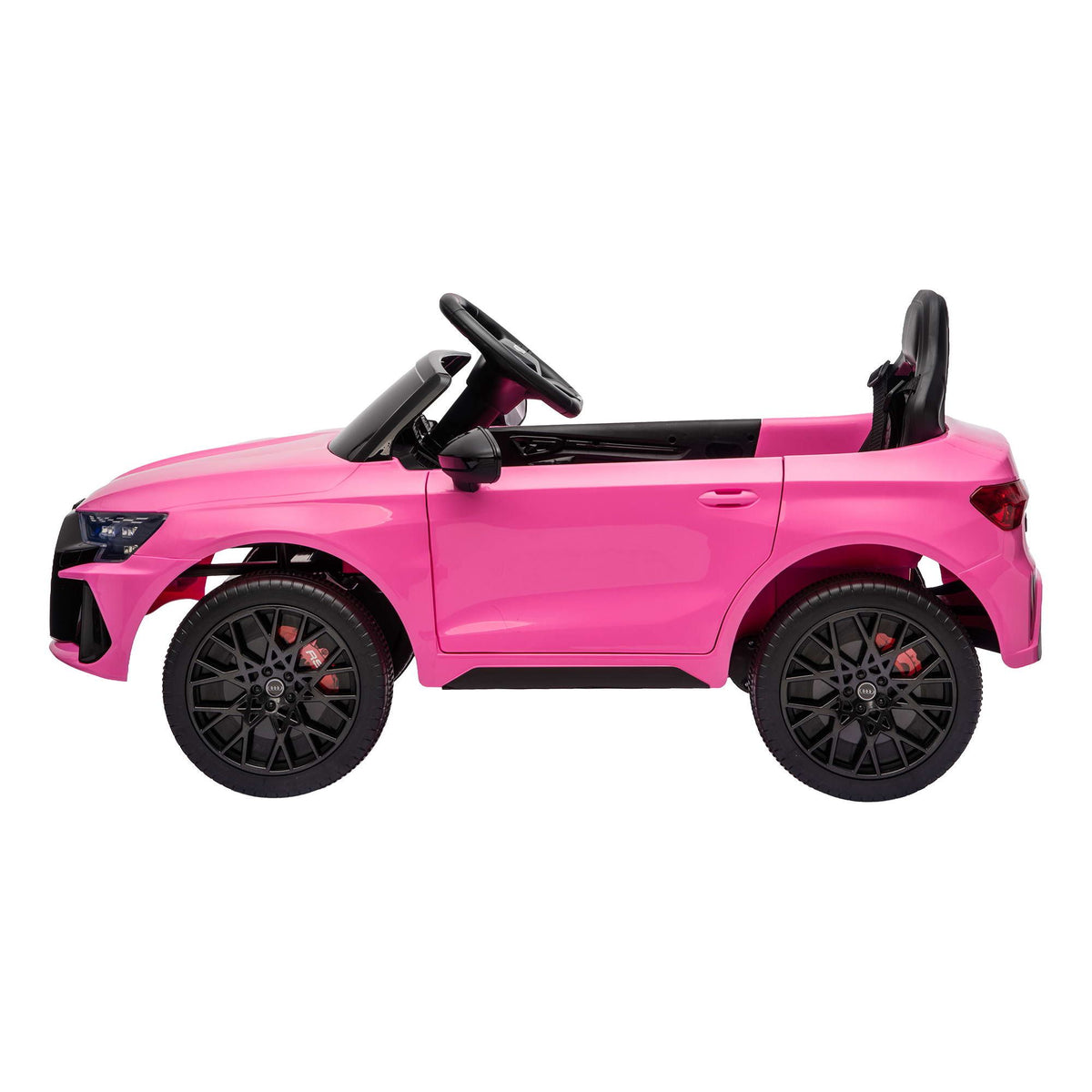 Ride On Car Licensed Audi RS3 Car for Kids 12V Remote Control Pink
