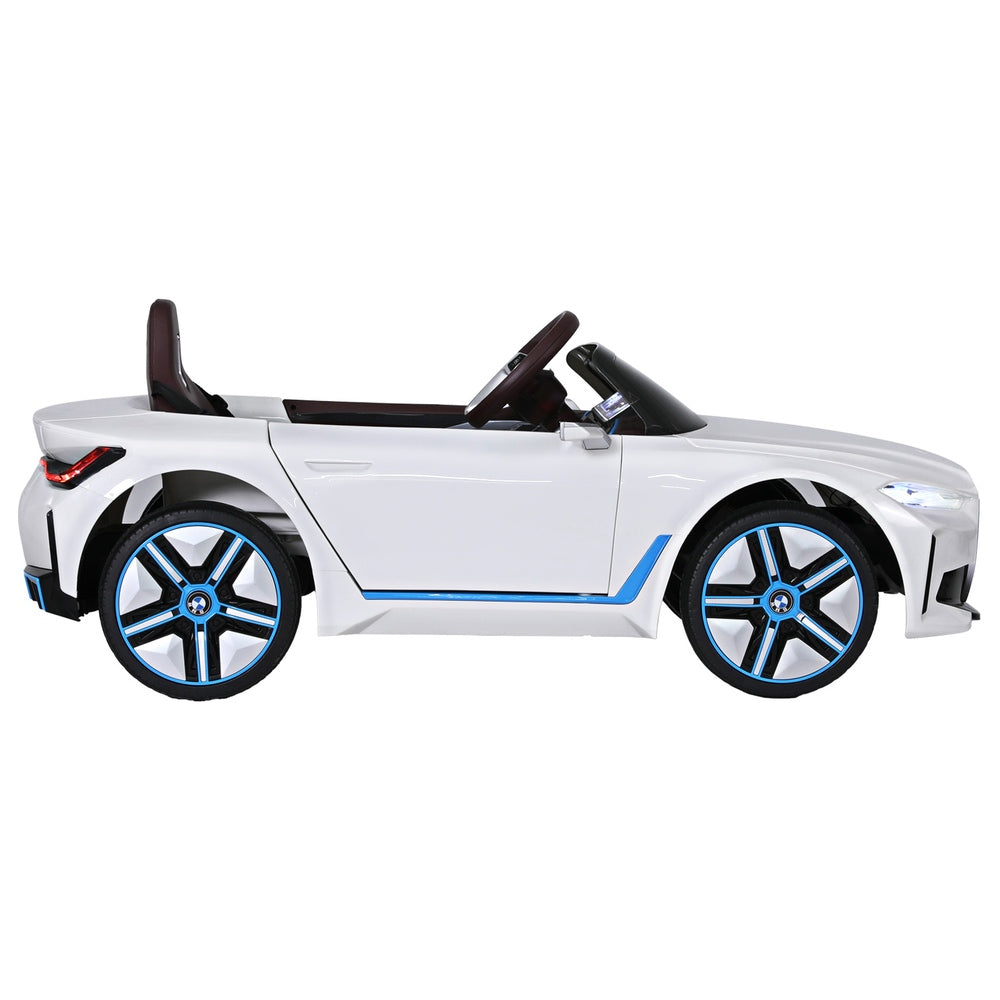 BMW I4 Kids Ride On Car 12V Electric Remote Control White