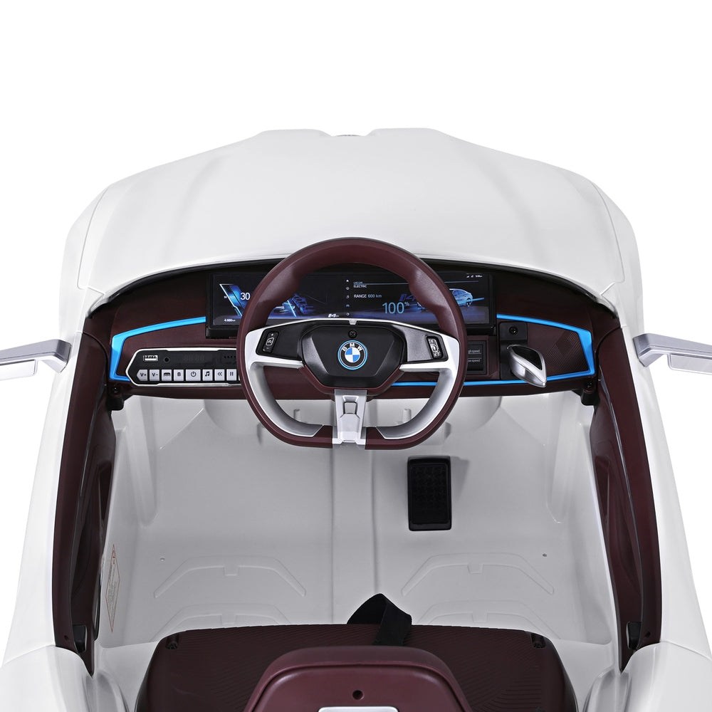 BMW I4 Kids Ride On Car 12V Electric Remote Control White