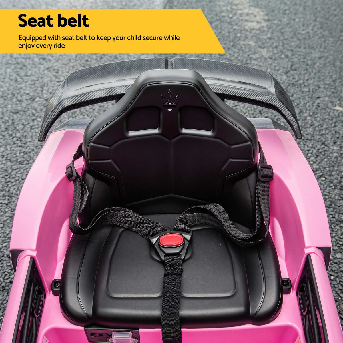 MCXtrema Maserati Licensed Kids Ride On Car 12V Pink