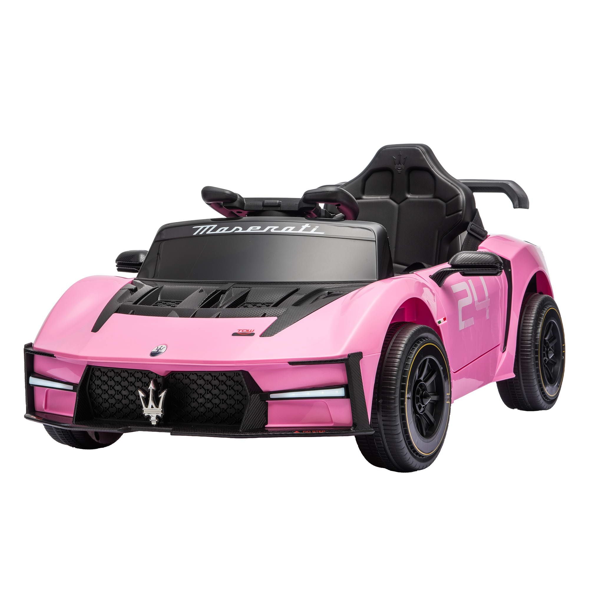 Ride On Car Maserati Licensed MCXtrema Car for Kids 12V Remote Control Pink