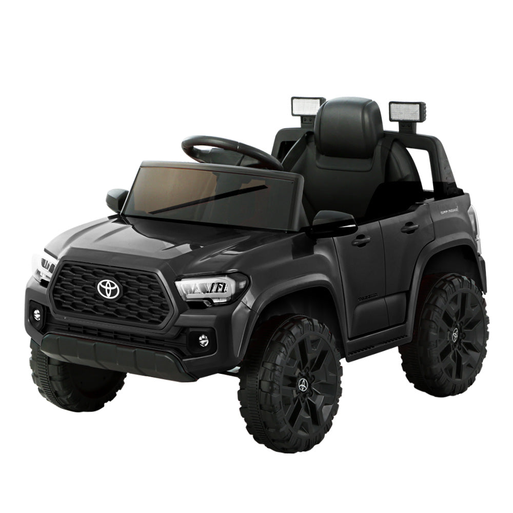 Toyota Tacoma 12V Kids Electric Ride-On Car Black