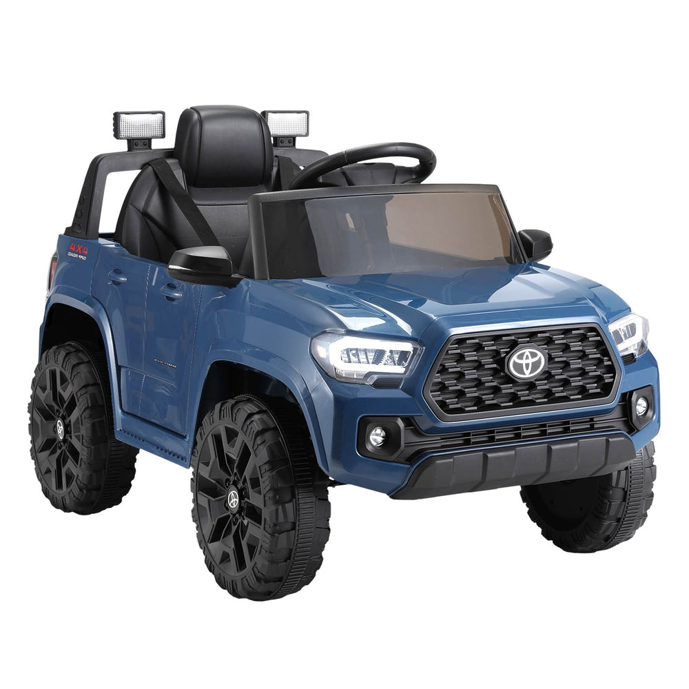 Kids Electric Ride On Car Toyota Tacoma Off Road Jeep Toy Cars Remote 12V Blue