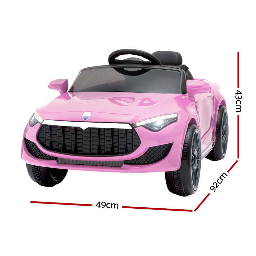 Rigo Kids 12V Electric Ride On Car Pink Remote Control