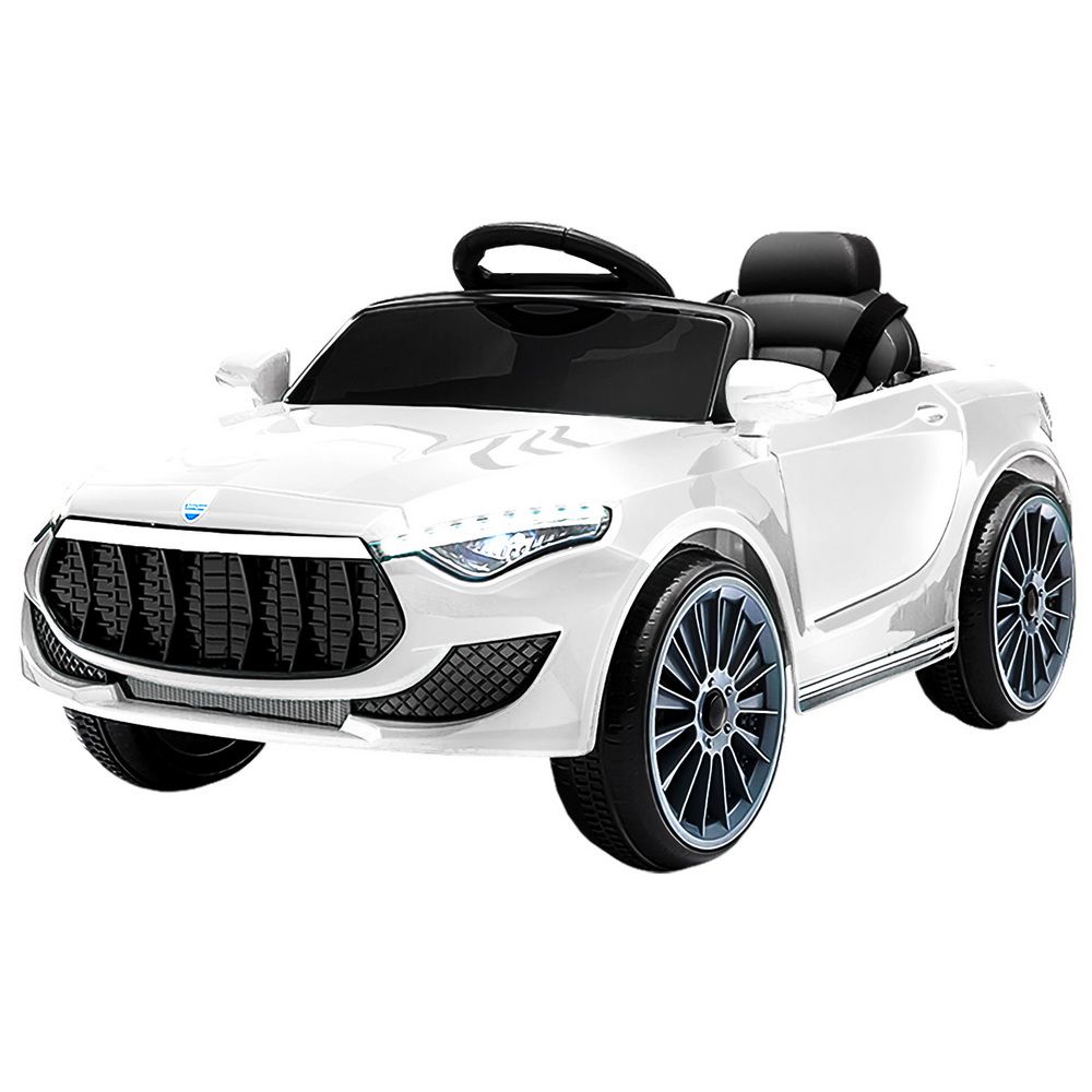 Rigo Kids Electric Ride On Car 12V with Remote Control White